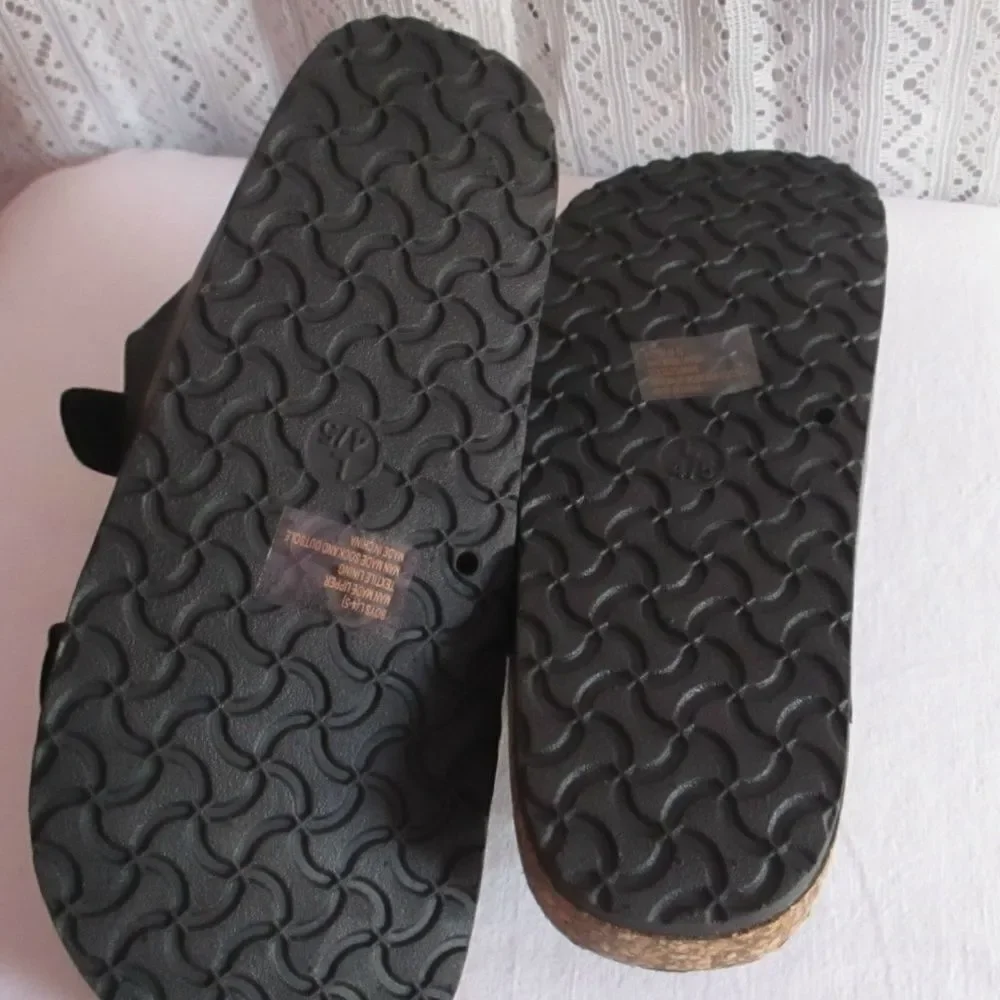 West Loop Boys Sandals Buckle Black Size 4…